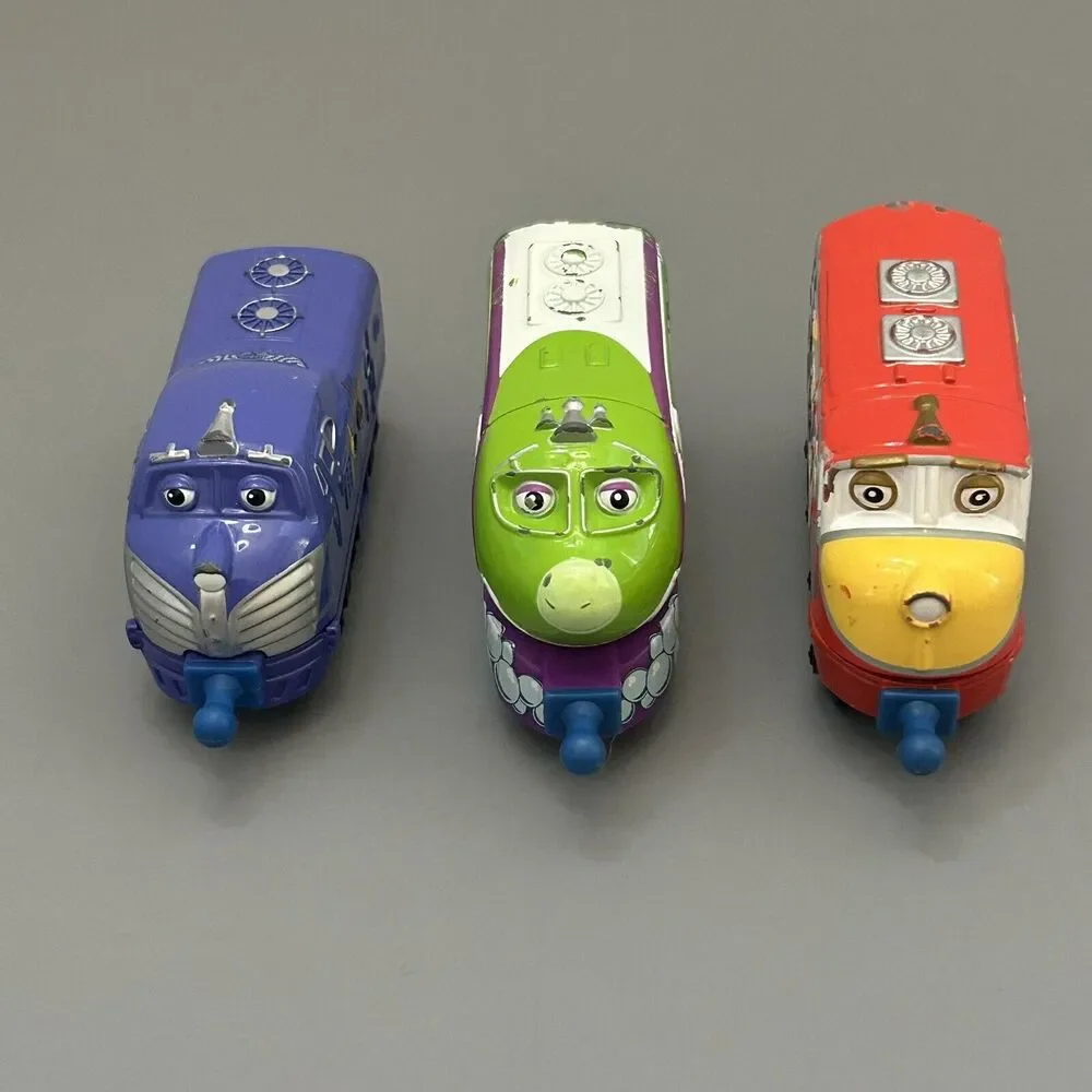 Chuggington Diecast Train Engine Learning Curve 2010 Lot of 3